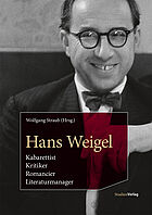 [Translate to English:] Hans Weigel - Studienverlag